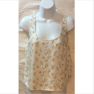 FOREVER 21 Women's Floral Crossed Back Sleeveless